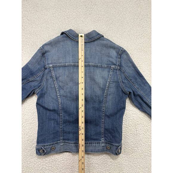 AG Adriano Goldschmied Women's M The Robyn Medium Wash Denim Jacket Made In USA - Picture 6 of 6